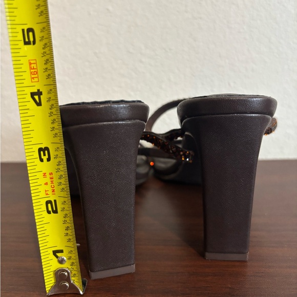 DV by Dolce Vita Dark Brown Strappy Heels - Picture 4 of 6